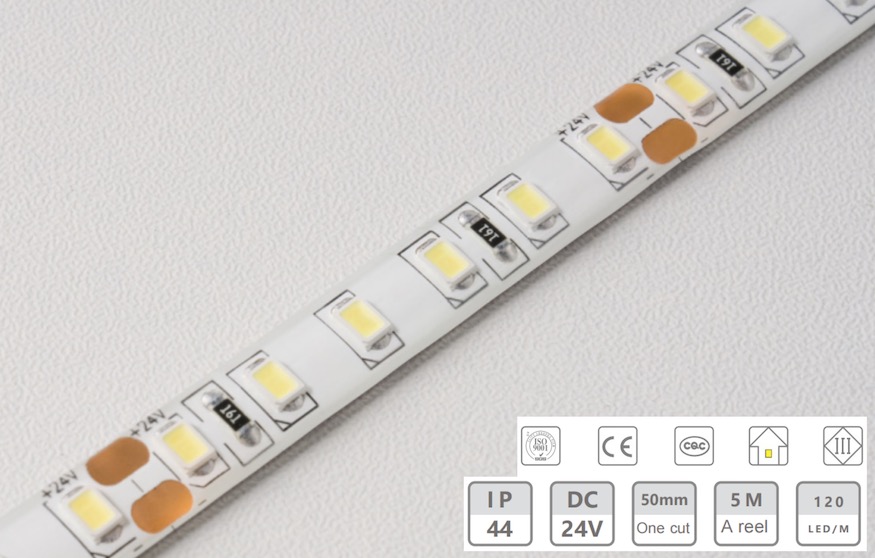 24 V-8mm-IP44 alacsony feszültségű fénycsík