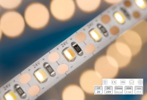 24 V-8 mm-es kettős színű, alacsony feszültségű fénycsík
